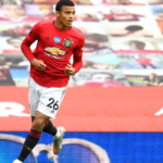 Manchester Unitedi ründaja Mason Greenwood.