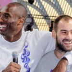 Paremal on mees, kellest pole Euroliigas keegi rohkem punkte visanud. Vasakul on varalahkunud Kobe Bryant. Foto: Vassilis Spanoulise Instagrami konto