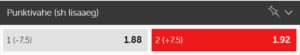 Betsafe’i koefitsiendid 29.03.2021 @21.30