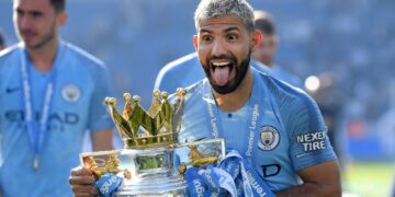 Sergio Agüero lahkub sel suvel Manchester Cityst pärast kümmet aastat klubis. Foto: Manchester City ametlik Facebook.