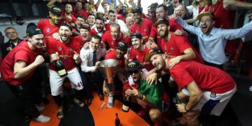 Moskva CSKA läheb tänavusele finaalturniirile vastu valitseva meistrina. Kas tiitlit suudetakse kaitsta? Foto: euroleague.net