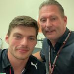 Max Verstappen koos oma isa Josiga. Foto: Twitter @Max33Verstappen